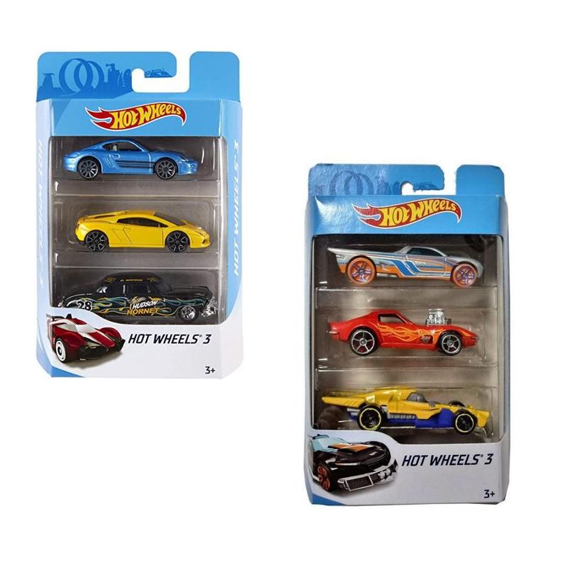 Kit Com 3 Carros Hot Wheels Mattel Original - Carrinho de